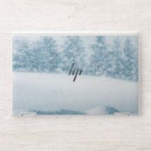 Schneefallende Winterlandschaft