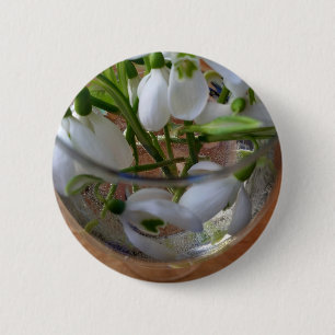 Schneefallglas Button
