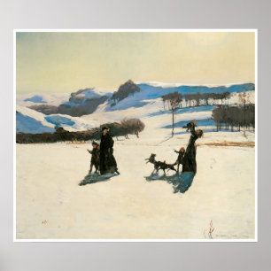 Schneefelder, 1909 Rockwell Kent Poster