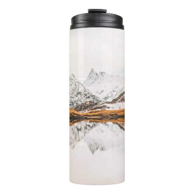 SCHNEEFELSBERG WÄHREND DER SCHNEE THERMOSBECHER (Vorderseite)