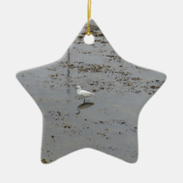 Schneefett Keramikornament