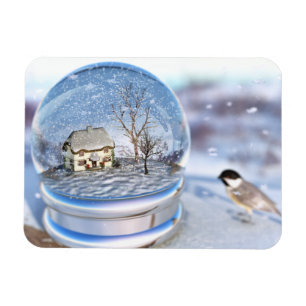 Schneeflobe Flexibles Magnet