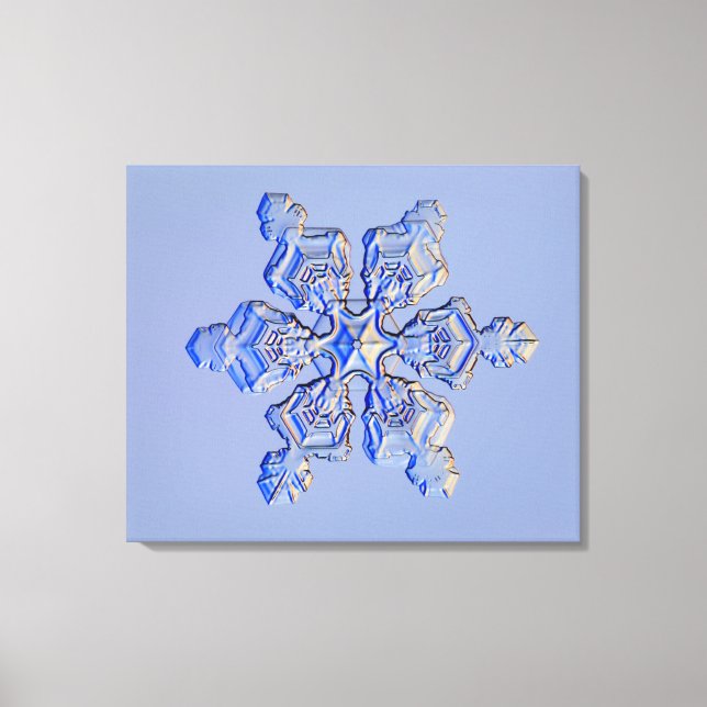 Schneeflocke 3 leinwanddruck (Vorderseite)