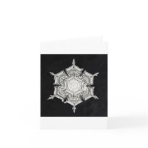 Schneeflocke 7 Urlaubskarte