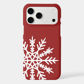 Schneeflocke auf roter iPhone-Hülle