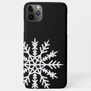 Schneeflocke auf schwarzen iPhone-Case Case-Mate iPhone Hülle