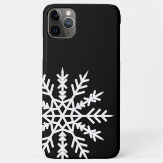 Schneeflocke auf schwarzen iPhone-Fall Case-Mate iPhone Hülle