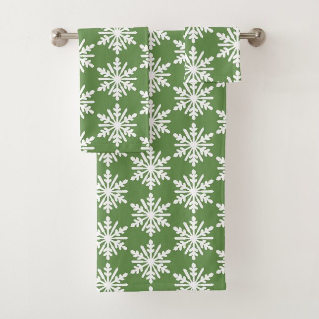 Schneeflocke Badhandtuch Set (Insitu)