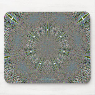 Schneeflocke beleuchtet Mousepad