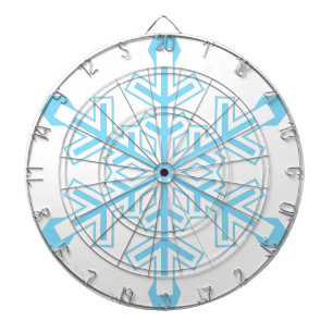 Schneeflocke Dartscheibe