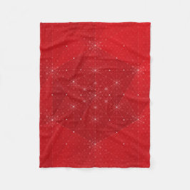 Schneeflocke-Decke Fleecedecke