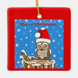 Schneeflocke die Schüssel zu Weihnachten Keramikornament