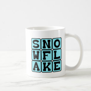 Schneeflocke, Einzigartige Schneeflocke Kaffeetasse