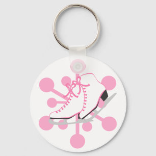 Schneeflocke-Eis-Skate Schlüsselanhänger