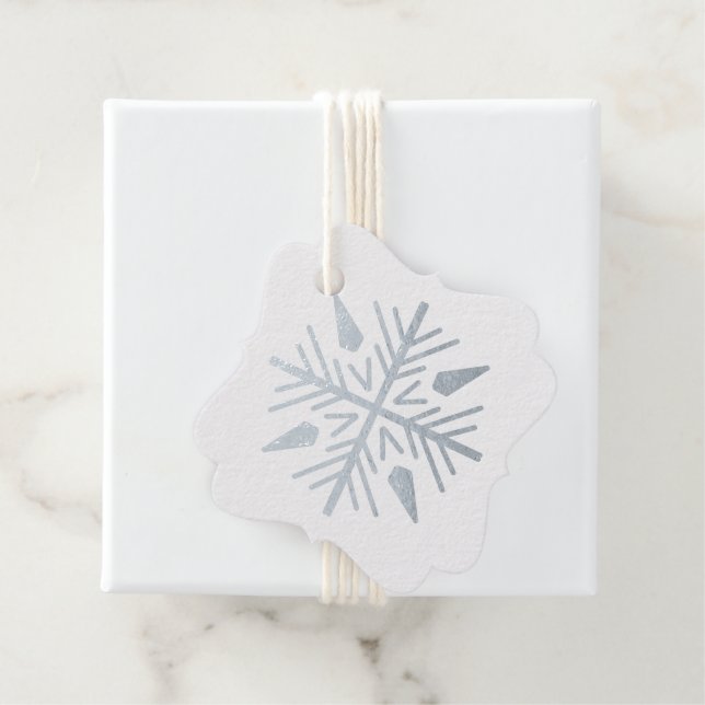 Schneeflocke erstellen geschenkanhänger (Mit Box)