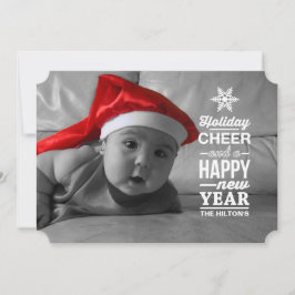 Schneeflocke Feiertagskarte