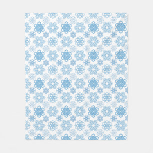 Schneeflocke Fleecedecke