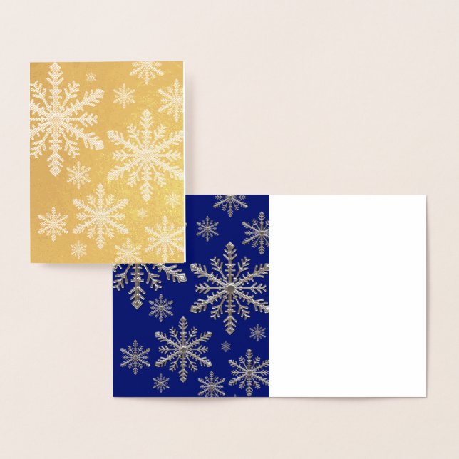 Schneeflocke Folienkarte (Anzeige)