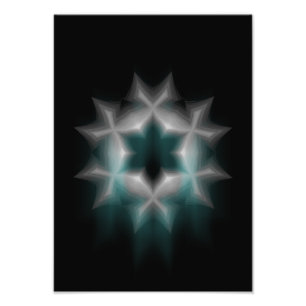 Schneeflocke - fotodruck