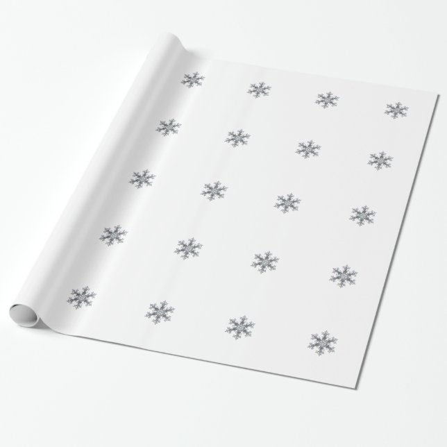 Schneeflocke Geschenkpapier (Ungerollt)