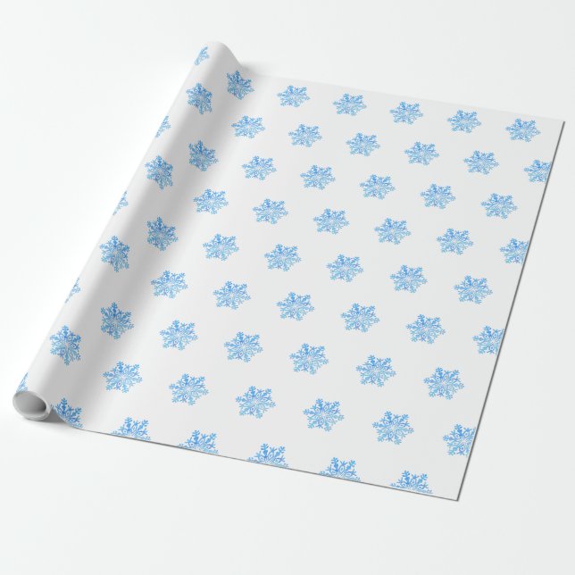 Schneeflocke Geschenkpapier (Ungerollt)