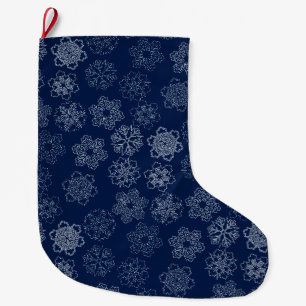 Schneeflocke Großer Weihnachtsstrumpf