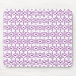 Schneeflocke Herzmuster Mousepad