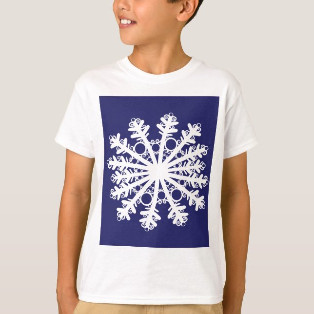 Schneeflocke I T-Shirt (Vorderseite)