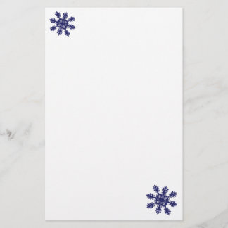 Schneeflocke II Briefpapier
