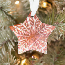 Schneeflocke im roten Hintergrund