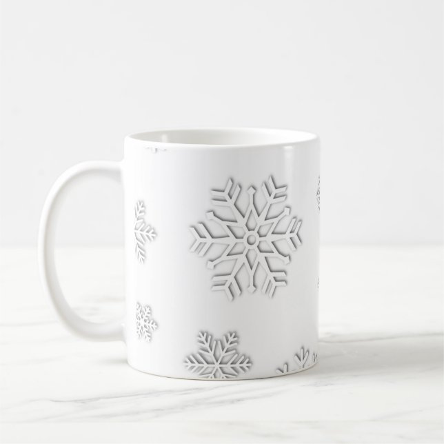Schneeflocke Kaffeetasse (Links)