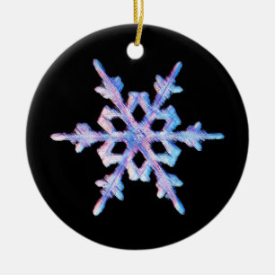 Schneeflocke Keramik Ornament