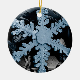 Schneeflocke Keramikornament