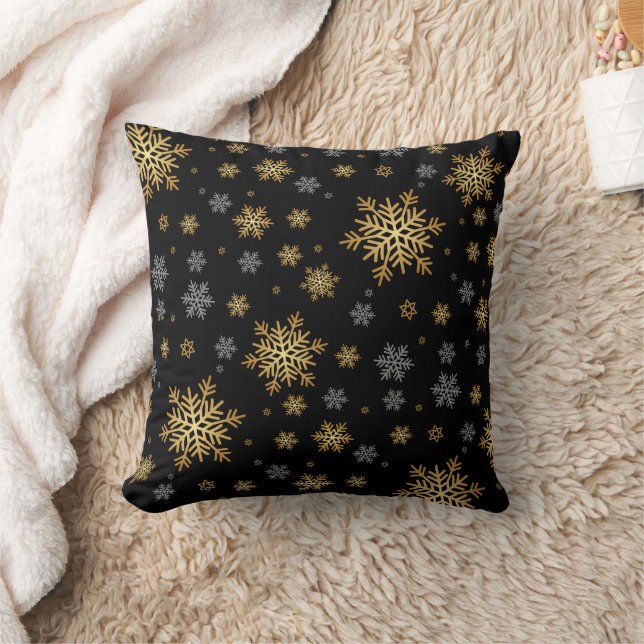 Schneeflocke Kissen (Decke)