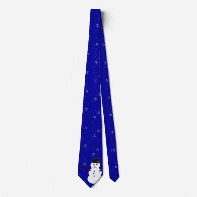 Schneeflocke-Krawatte Krawatte (Vorderseite)