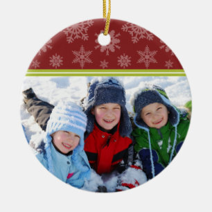 Schneeflocke-kundenspezifische Keramik Ornament