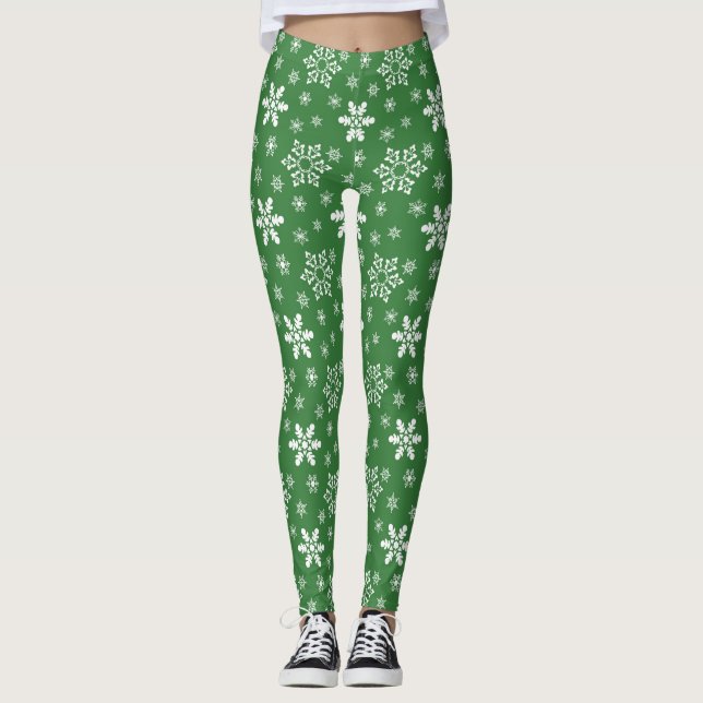 Schneeflocke Leggings (Vorderseite)