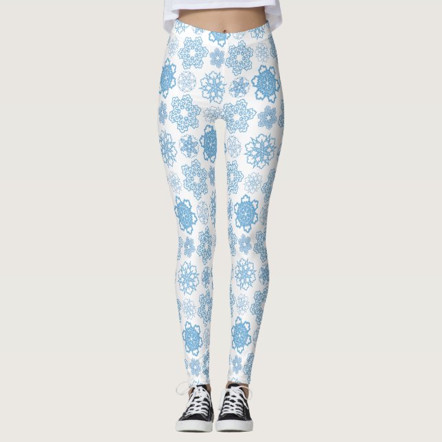 Schneeflocke Leggings (Vorderseite)