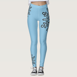 Schneeflocke-Leggings Leggings
