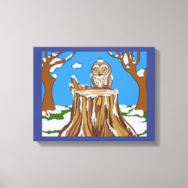 Schneeflocke Leinwanddruck (Vorderseite)