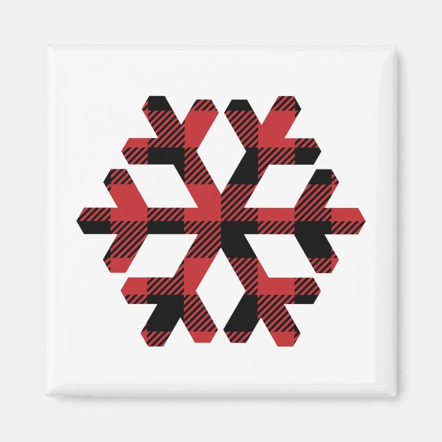 Schneeflocke Magnet (Vorne)