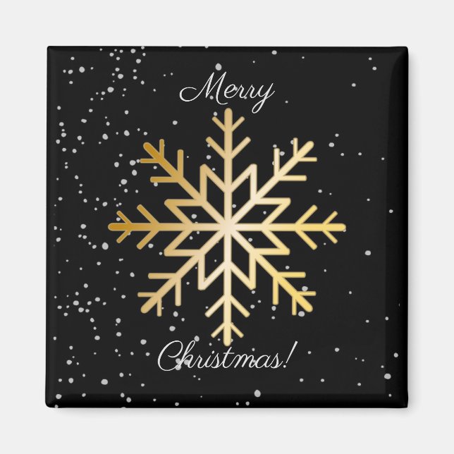 Schneeflocke Magnet (Vorne)