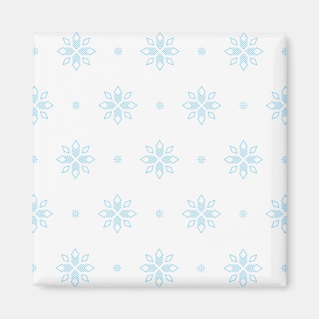 Schneeflocke Magnet (Vorne)