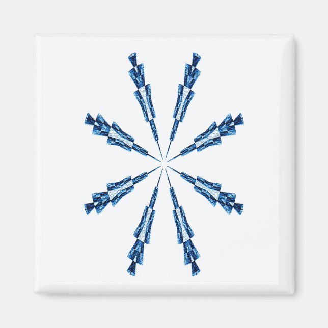 Schneeflocke... Magnet (Vorne)
