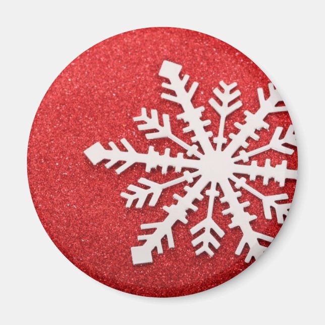 Schneeflocke Magnet (Vorne)