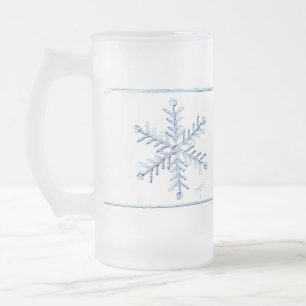 Schneeflocke-mattierte Tasse