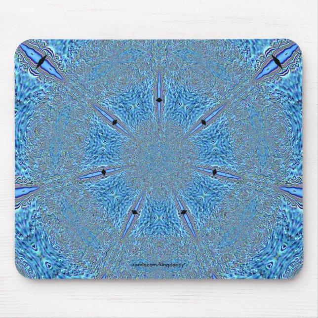 Schneeflocke Mousepad (Vorne)