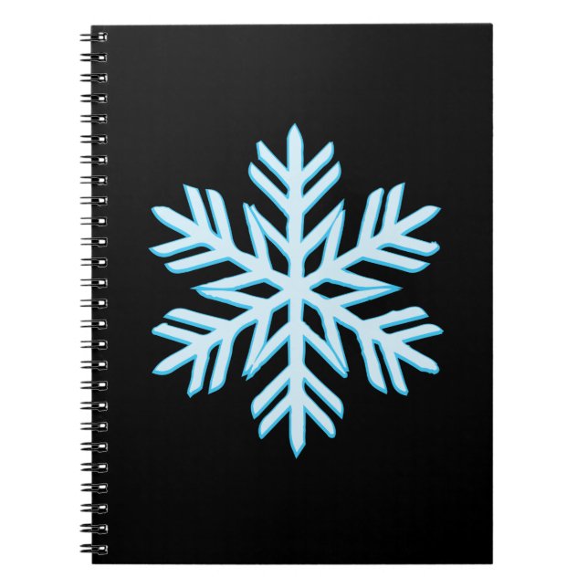 Schneeflocke Notizblock (Vorderseite)