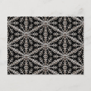 Schneeflocke Postkarte