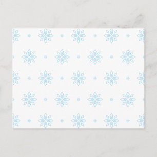 Schneeflocke Postkarte
